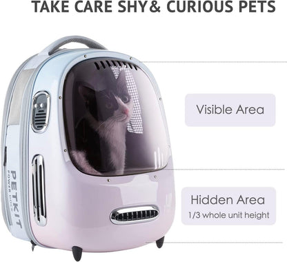 PETKIT Cat Backpack Carrier for Kitty Small Dog with Inbuilt Fan & Light