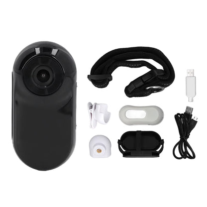 Pet Collar Camera with 120-Degree Lens, OTG Connection, Video Recording, Adjustable Magnetic Design for Outdoor Use