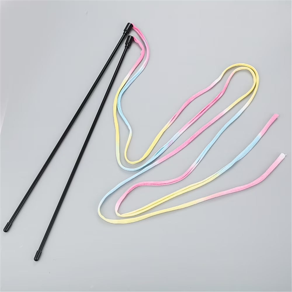 Pet Supplies Toys Pet Color Rainbow Play Stick Fun Interactive Cat Toy Pet Others Multicolor