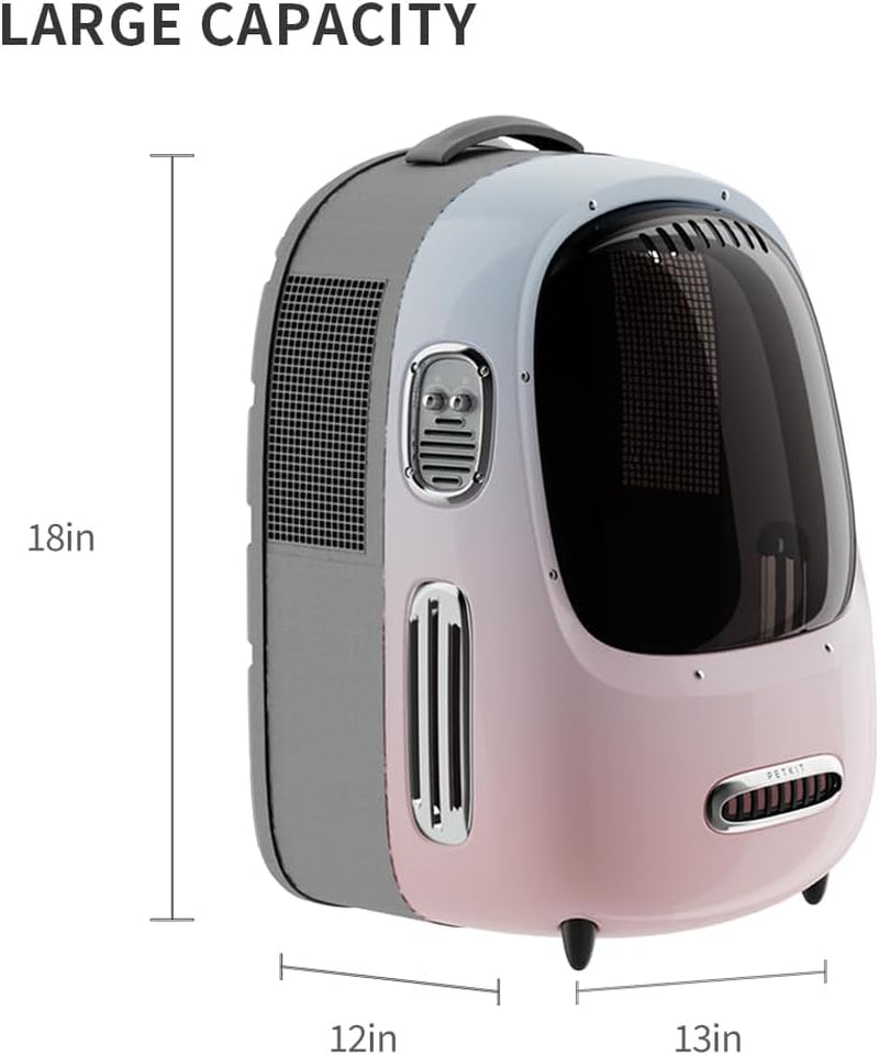 PETKIT Cat Backpack Carrier for Kitty Small Dog with Inbuilt Fan & Light