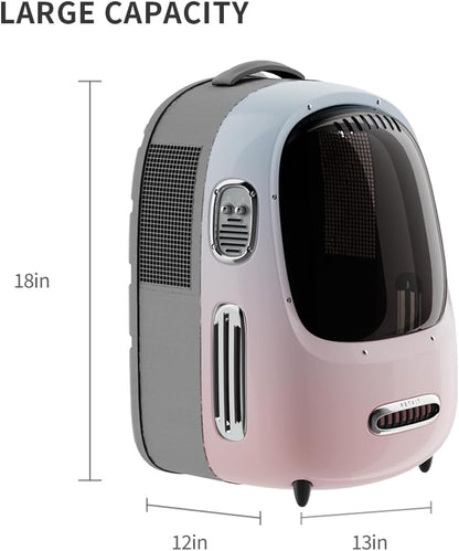 PETKIT Cat Backpack Carrier for Kitty Small Dog with Inbuilt Fan & Light