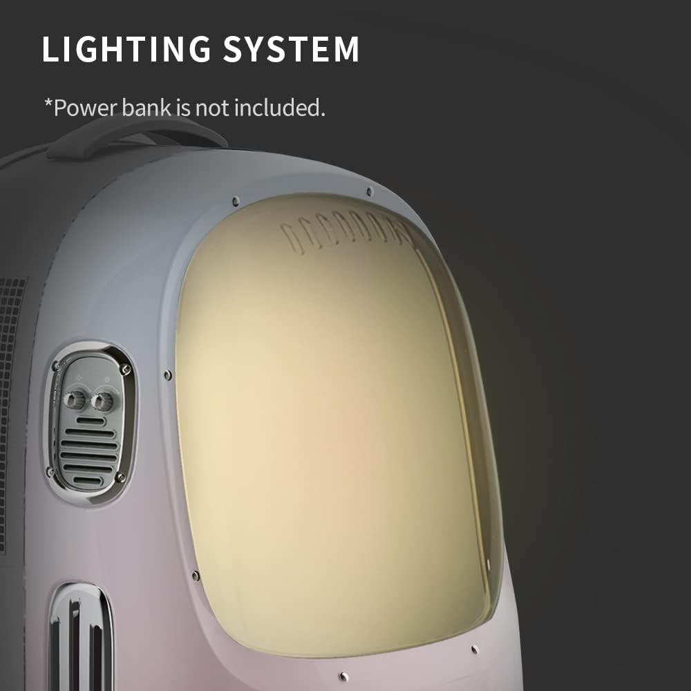PETKIT Cat Backpack Carrier for Kitty Small Dog with Inbuilt Fan & Light
