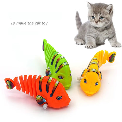 Interactive Cat Toy - Spring Swing Fish Teaser for Engaging Playtime