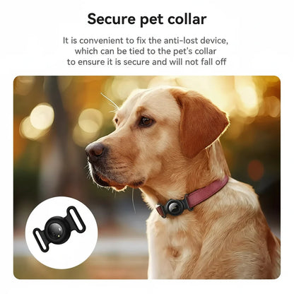 GPS Pet Tracker with No Monthly Fees – Compatible with Apple Find My for Dogs and Cats