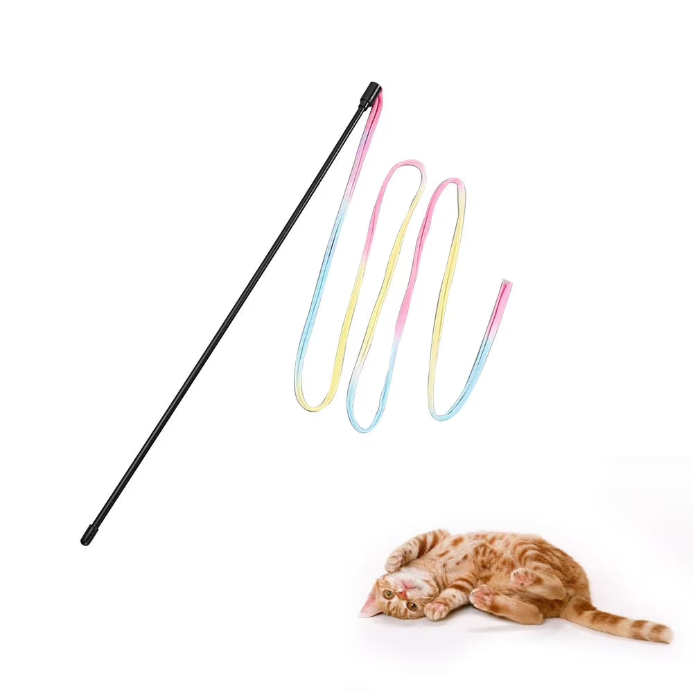 Pet Supplies Toys Pet Color Rainbow Play Stick Fun Interactive Cat Toy Pet Others Multicolor
