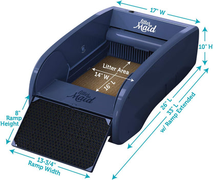 Self-Cleaning Litter Box System for Multiple Cats - 10 Piece Set