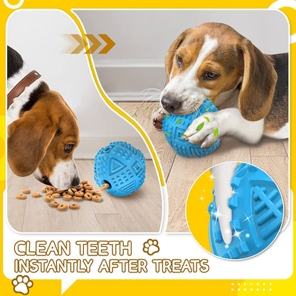 Dog Balls Treat Dispensing Dog Toys for Aggressive Chewers Large Breed
