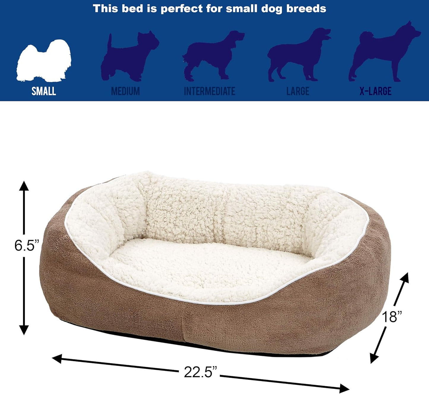 Cuddle Bed, Taupe, Small