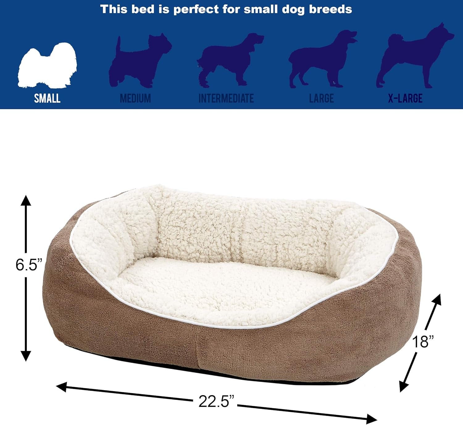 Cuddle Bed, Taupe, Small