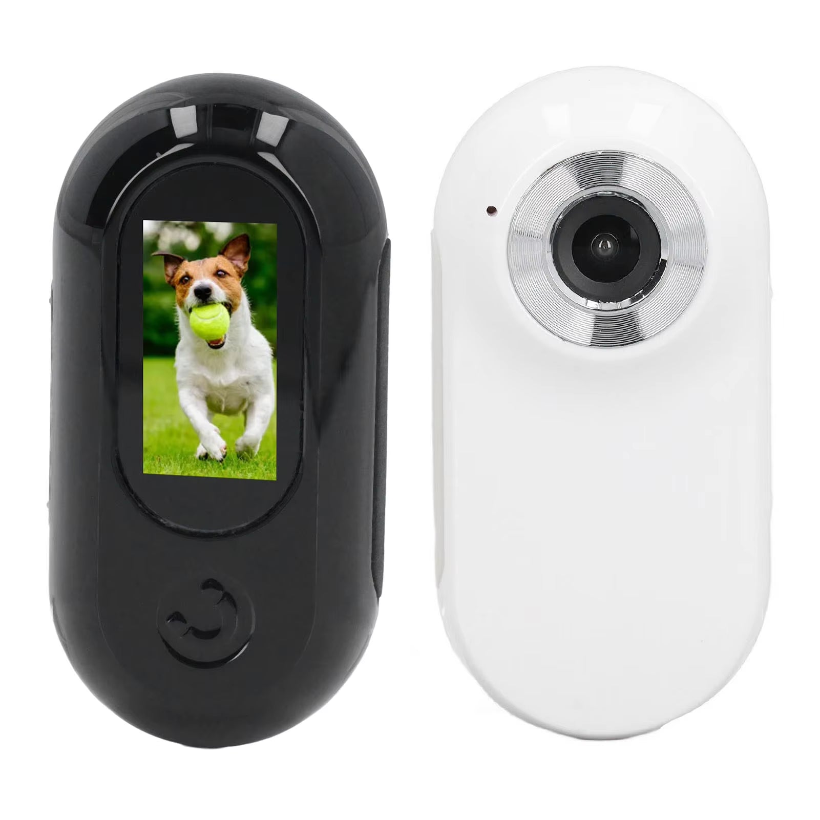 Pet Collar Camera with 120-Degree Lens, OTG Connection, Video Recording, Adjustable Magnetic Design for Outdoor Use