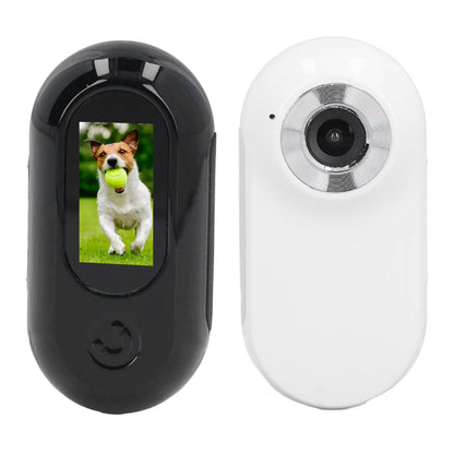 Pet Collar Camera with 120-Degree Lens, OTG Connection, Video Recording, Adjustable Magnetic Design for Outdoor Use